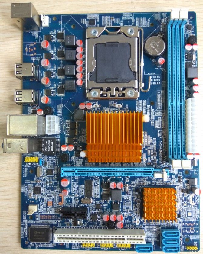 x58电脑主板小板b款1366针固态电容可搭配x5570x5670台式机内存