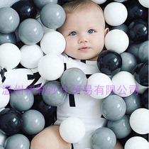 Export to Europe and the United States environmental protection black white gray transparent ocean ball childrens toy ball dry pool wave ball home