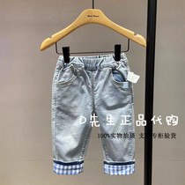 F3HAB1332 Mini Peace Morgue Bird Dress 2021 Spring Dress New Baby Boy Casual Jeans 299