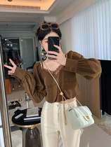 MUKOK fashion temperament two-piece female 2023 spring new design sense niche suspenders long-sleeved chiffon shirt suit