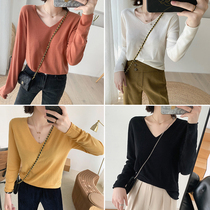 MUKOK beating bottom knit blouse women 2019 fall new conspicuge slim fit long sleeve head female sweater full wool