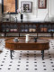 Yibao Yisen American Full Solid Wood Coffee Table 조합 American Retro Oval Coffee Table 하이 엔드 및 중세 스타일 Yibao Yisen American Full Solid Wood Coffee Table 조합 American Retro Oval Coffee Table 하이 엔드 및 중세 스타일