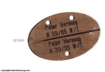 World War II German Navy soldier identity card