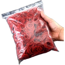 Rubber band high temperature red rubber band Hair salon perm leather sleeve Hair salon special hot hot high elastic pull-resistant rubber sleeve