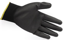 Honeywell WE210G2CN Economy Pro Folk Second-generation Polyurethane PU Coated Polyester Working Black Gloves