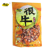 Shanghai Tianwow very cow satay flavor spicy beef grain 150g package independent small grain snack food
