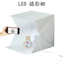 40cm button 2 color double lamp folding portable mini studio Soft Box led mini studio