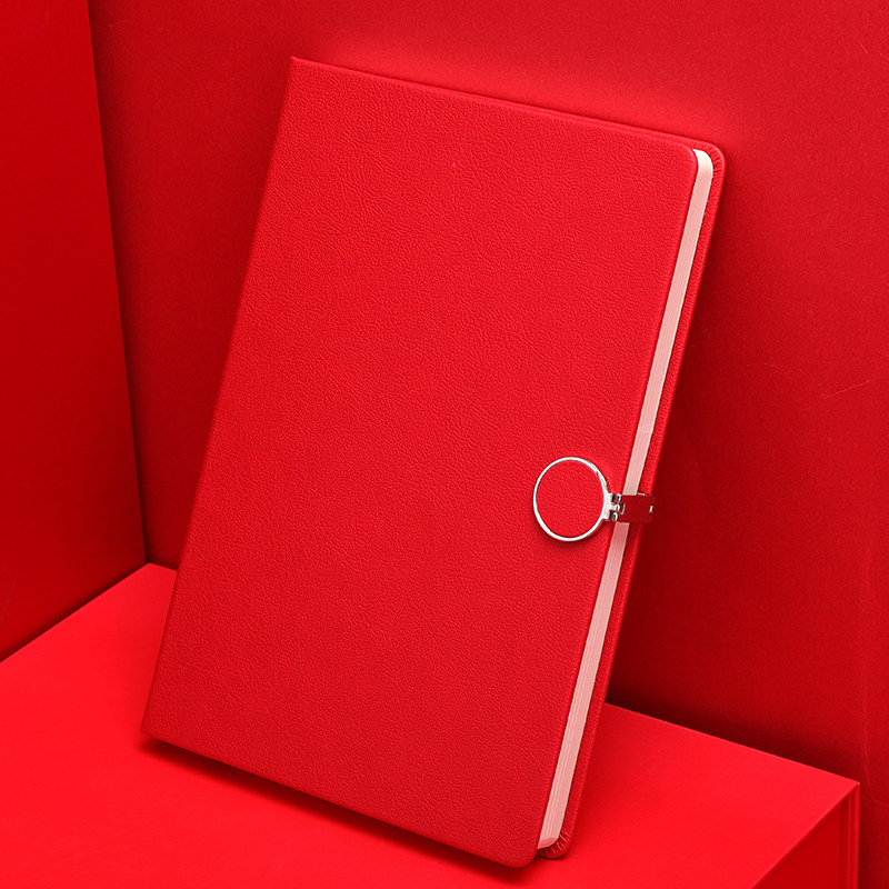 【秒杀价】定制logo红色笔记本