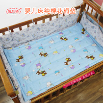 Crib mattress cotton mattress cushion quilt live surface removable and washable custom cotton pure cotton baby bed mattress mattress