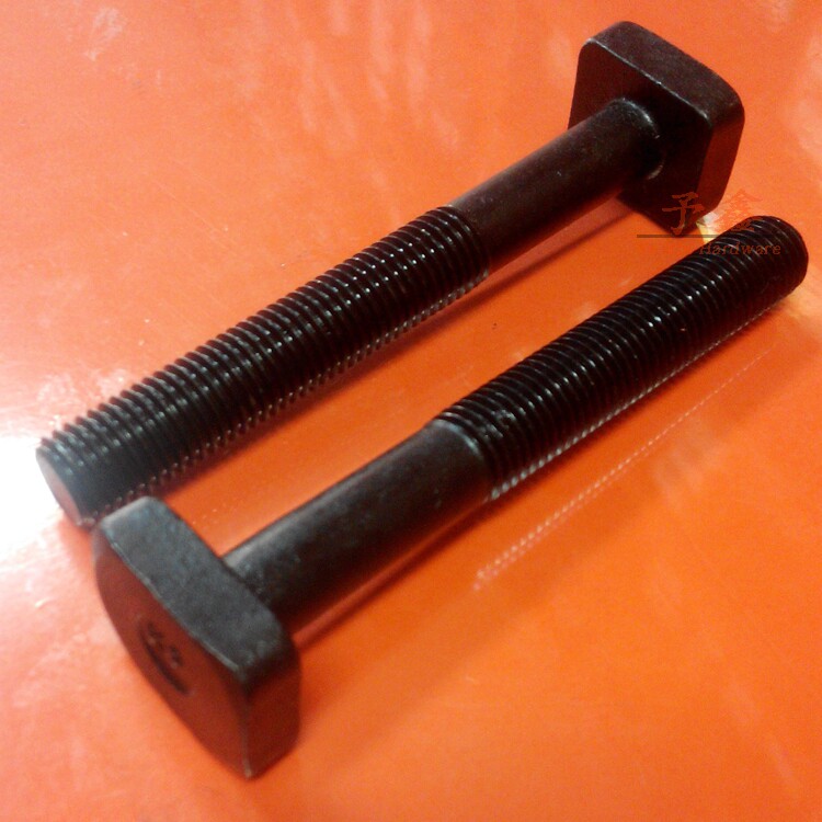 高强度t型螺丝t形螺杆方头压板螺栓m20*80/100/125/150/175-450mm