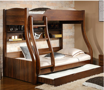 Bunk bed Bunk bed Mother-child bed Multi-function combination Two-layer childrens double bed Bunk bed Wooden bed Bunk bed for adults
