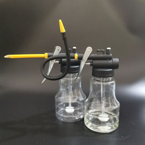 Oil bolt Oil drip pot Manual oiler gun long mouth metal spray bottle Lubricating oil pot gun filling pot