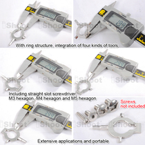 IS-AK High carbon steel hex wrench hand welded M3 M4 M5 slotted screwdriver EDC