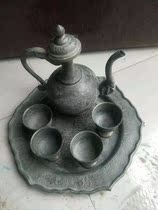 Bronze Ming Dynasty wine set a set of rural acquisitions