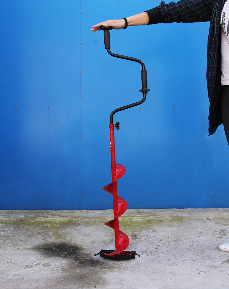 爱斯基摩 冰钻折叠6寸7寸手动冰钻手摇钻冰钓冰镩冬钓钓鱼18厘米