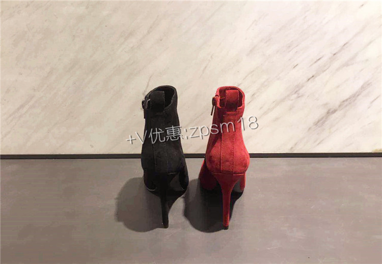 奢侈品聯盟 正品商盟CHARLES KEITH女靴 SL1-90960009 尖頭羊皮細高跟踝靴女 奢侈品表