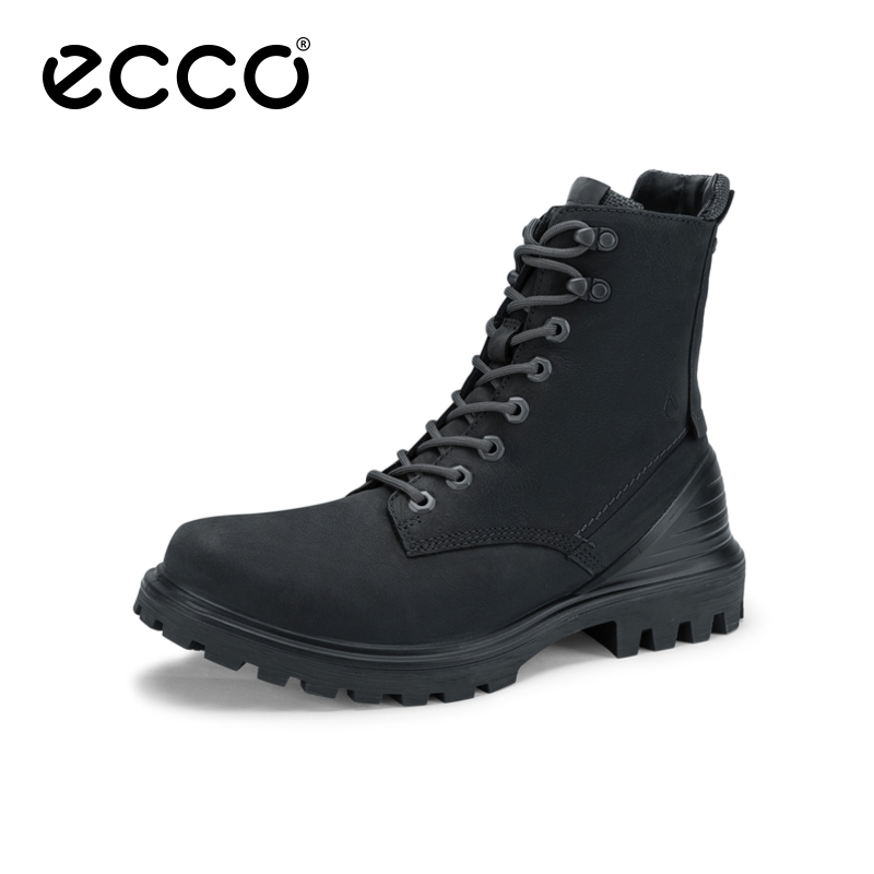 ECCO爱步黄景瑜同款秋冬马丁靴男 工装靴男高帮皮靴子 趣闯460354 ECCO爱步黄景瑜同款秋冬马丁靴男 工装靴男高帮皮靴子 趣闯460354