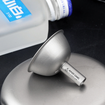 Sweep Outdoor Pure Titanium No Strings of Wine Funnel Metal Small Mouth Liquid Split With Carry-on Pot Accessories Oil Drain