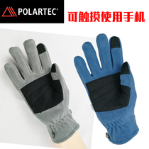 Autumn Winter Mens POLARTEC200 Outdoor Hiking Kutian Ski Warm Gloves Touch Mobile Phone Screen Wear