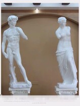 David Venus full body plaster Head of fine art teaching aids sketching figure models portrait static sculptural pendulum