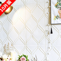 3D three-dimensional wall stickers Bedroom living room TV background wall Simple modern bedside soft bag wall decoration self-adhesive wallpaper