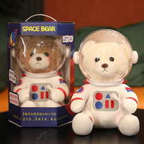 Creative Ins Nets Red Money Space Bear Paparazzi Wool Suede Toy Astronaut Little Bear Doll Children Girl Day Gifts