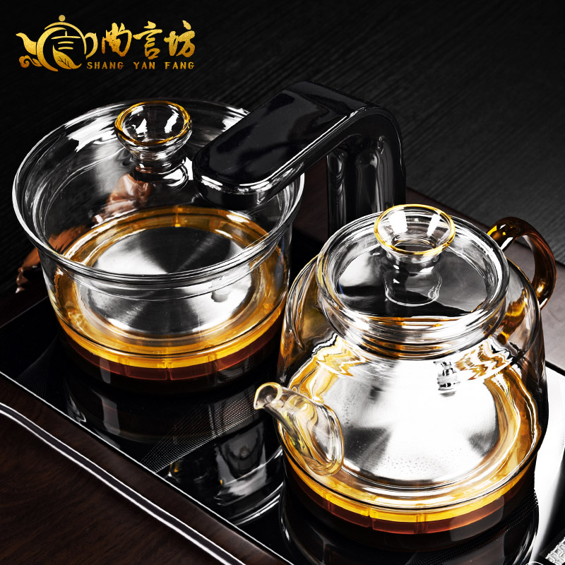 It still fang the whole piece of ebony log kung fu tea tea tray was solid wood tea sets automatic four unity of electric heating furnace