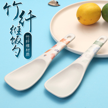 bamboo fiber rice spoon non-stick rice cooker serving rice spoon rice spatula rice cooker household rice spoon spatula