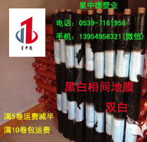 Manufacturer direct selling pe all new material anti-aging agricultural white plus black and white interphase weeding mulch single white double white microfilm