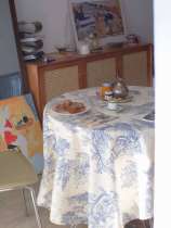 BLEU et ROSE (Go for a picnic)Homemade French pastoral meal cloth Retro Korean ins tablecloth picnic