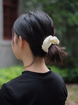 BLEU et ROSE (lazy weekend)French elegant silk hair ring gloss retro handmade wide-brimmed hair accessories