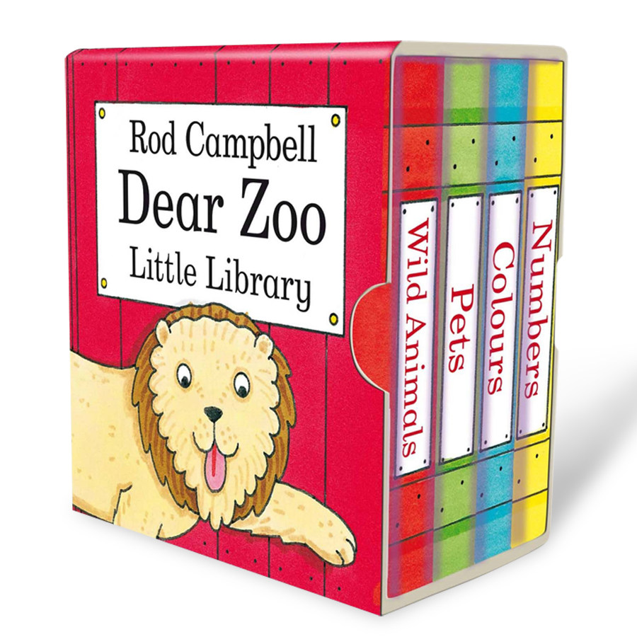 zoo little library 亲爱的动物园小小图书馆4册套装 rod campbell