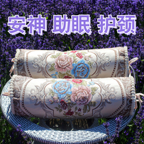 Xinjiang Lavender Buckwheat Leather Pillow Inner double guard Cervical Spine Sleep and Nerves Whole Head Round Pillow Long Pillow Pair of Pillow Pair