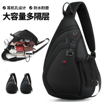 Breast-bag men's bags shoulder-bags slanted shoulder leisure triangle drops male bags of small backpacks