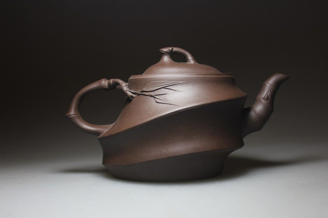 中国风紫砂壶 紫砂一厂 80年代 尹霞 顺竹 早期老紫泥 全品工好