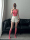피트니스 소녀 도파민 타이트 슬리밍 스포츠 티셔츠 달리기 훈련 탑 요가 정장 조끼가있는 가슴 패드 피트니스 소녀 도파민 타이트 슬리밍 스포츠 티셔츠 달리기 훈련 탑 요가 정장 조끼가있는 가슴 패드