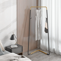 Creative wrought iron corner coat rack floor bedroom simple hanger simple modern Nordic style corner hanger