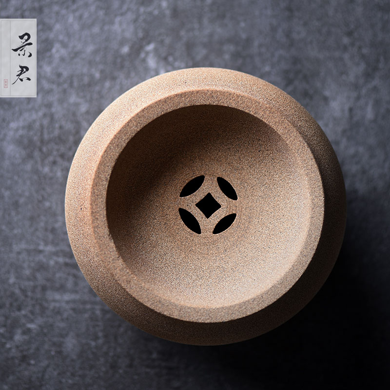 JingJun variable glaze checking coarse pottery tea to wash to the Japanese style always doing mercifully bowl of tea in hot water bucket