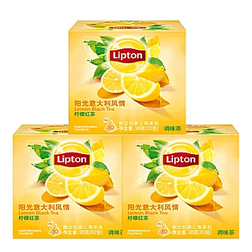 【立顿】Lipton柠檬红茶三角茶包1.8g*30包[15元优惠券]-寻折猪