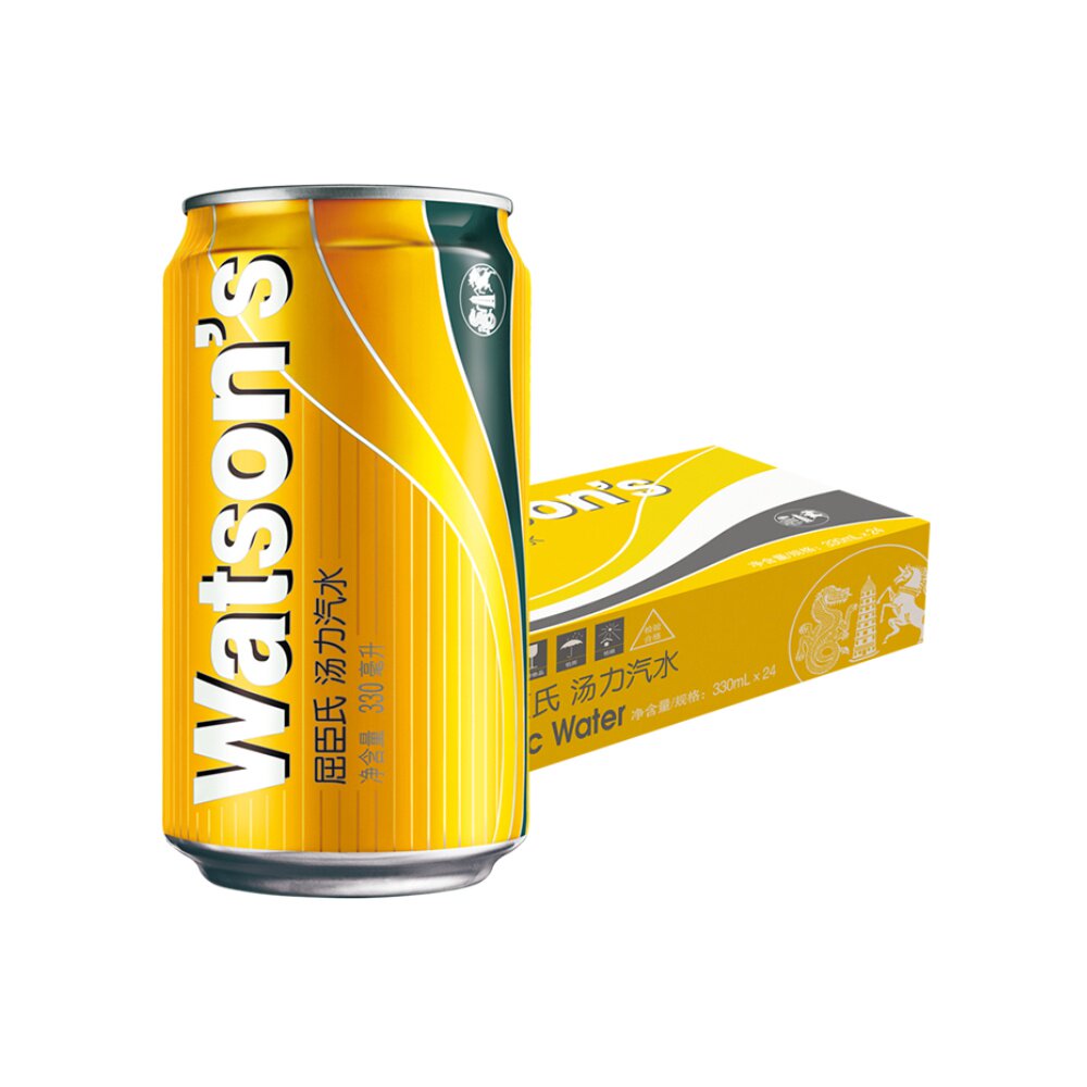 【天猫超市】屈臣氏汤力汽水24罐(热品库)