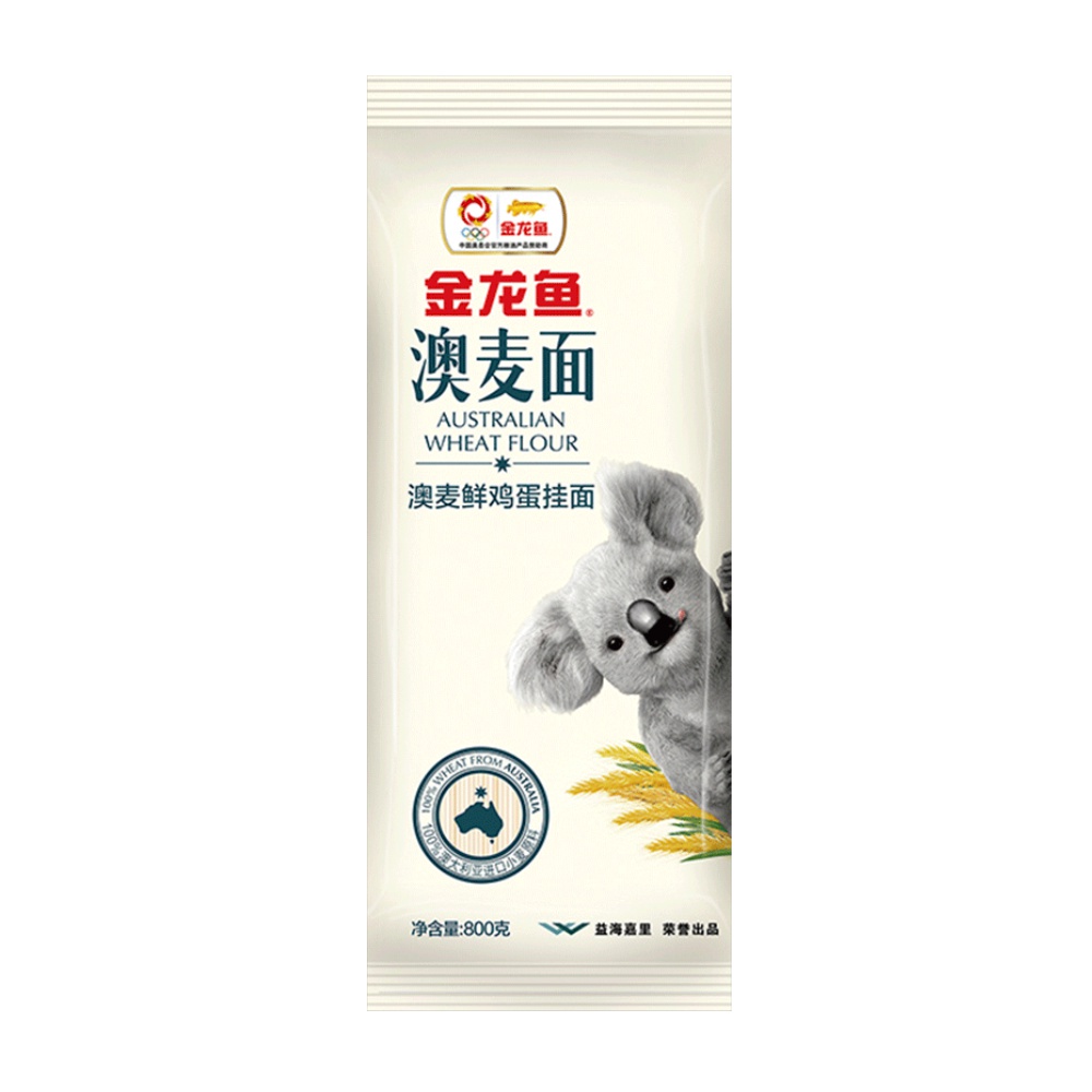 挂面金龙鱼澳麦鸡蛋800g面条汤面2件