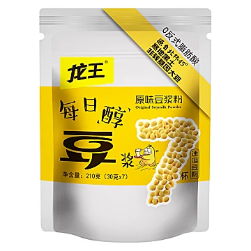 龙王原味纯豆浆粉营养早餐小包袋装210g[5元优惠券]-寻折猪