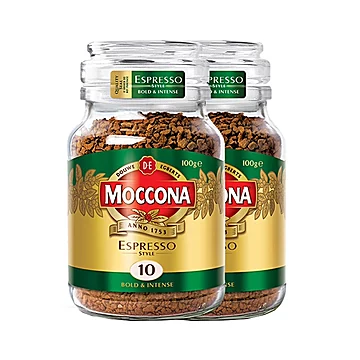 [进口】Moccona意式浓缩冻干黑咖啡100g*2瓶[5元优惠券]-寻折猪