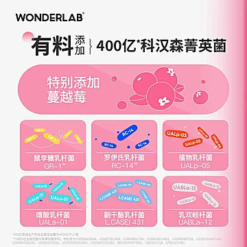 【WonderLab】蔓越莓益生菌小粉瓶[20元优惠券]-寻折猪