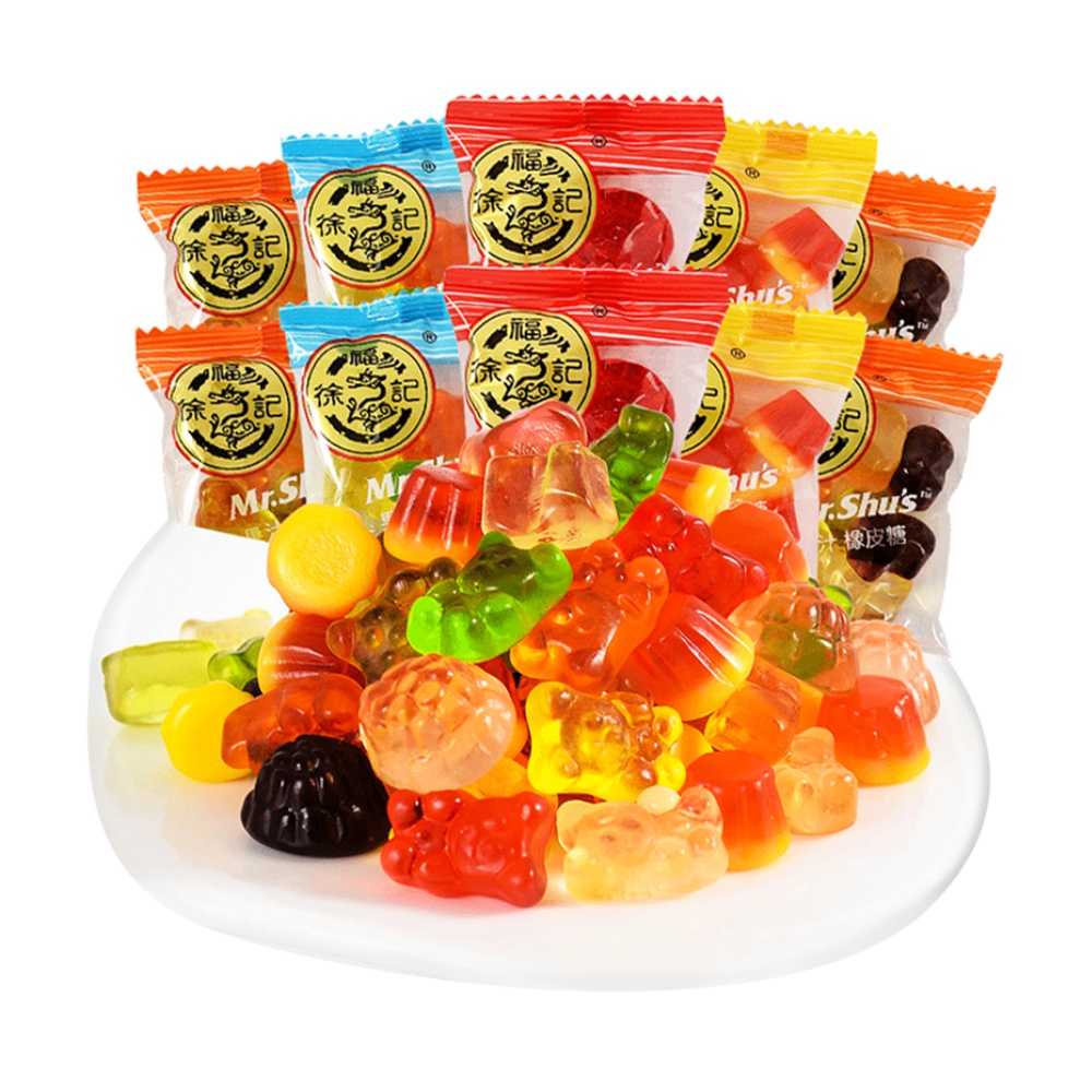 徐福记 橡皮糖 500g*2件35.95元包邮(17.97元/件)