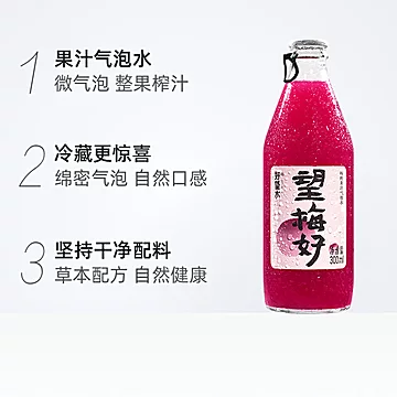 好望水望梅好果汁气泡水300ml*6[15元优惠券]-寻折猪