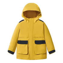 Pelliot outdoor childrens single-layer jacket autumn mens and womens waterproof and windproof jacket hooded childrens jacket