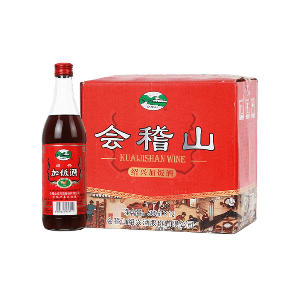 猫超会稽山绍兴黄酒500ml12瓶