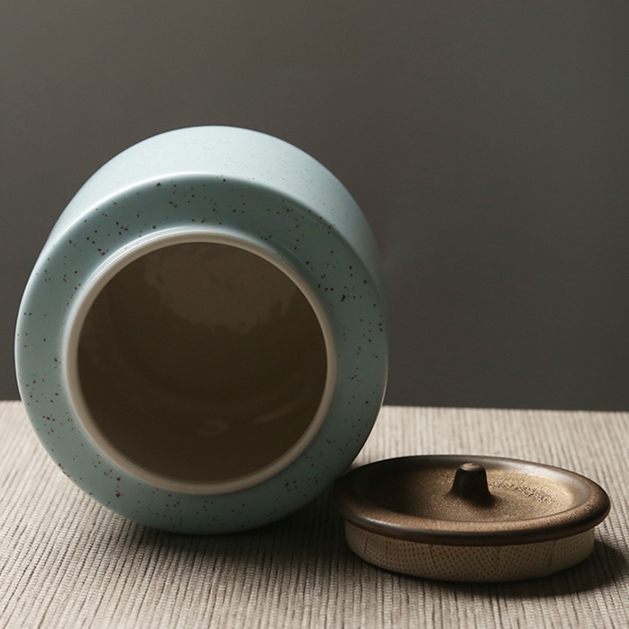 Su ceramic tea pot large seal pot moistureproof fashion high - grade matt rust tea accessories