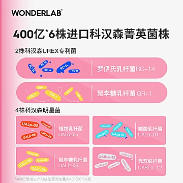 WonderLab蔓越莓女性益生菌2g×8瓶[10元优惠券]-寻折猪